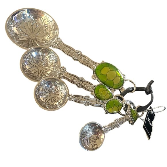 New Ganz 4-Piece Turtle Measuring Spoons Set ER21862 - Picture 4 of 5